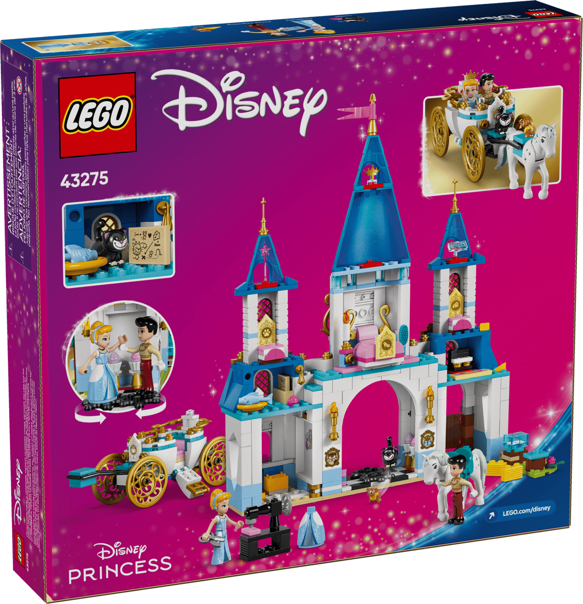 Lego 43275 Cinderella's Castle & Horse Carriage