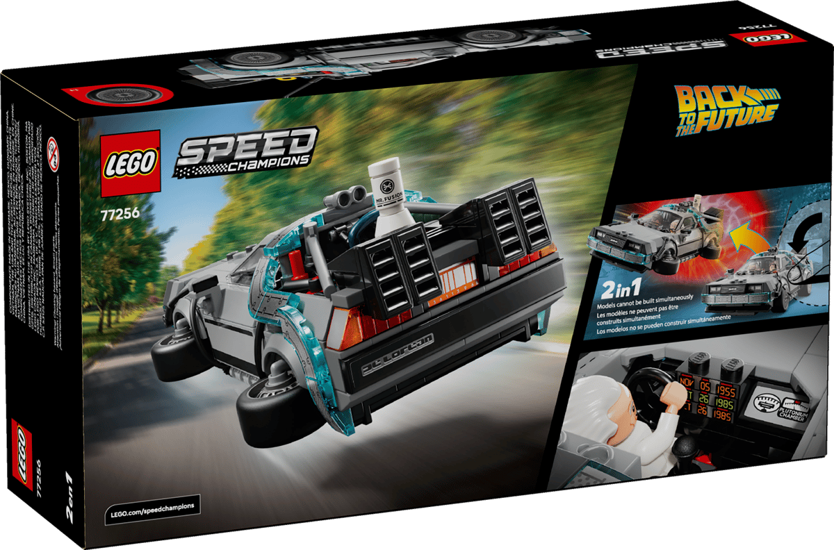 Lego Speed Champions Time Machine from Back to the Future 77256
