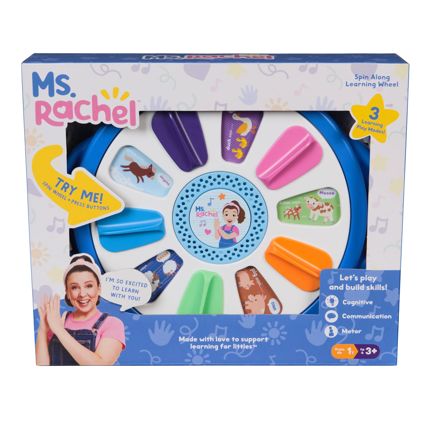 Ms Rachel Spin & Sing Learning Wheel 6073613