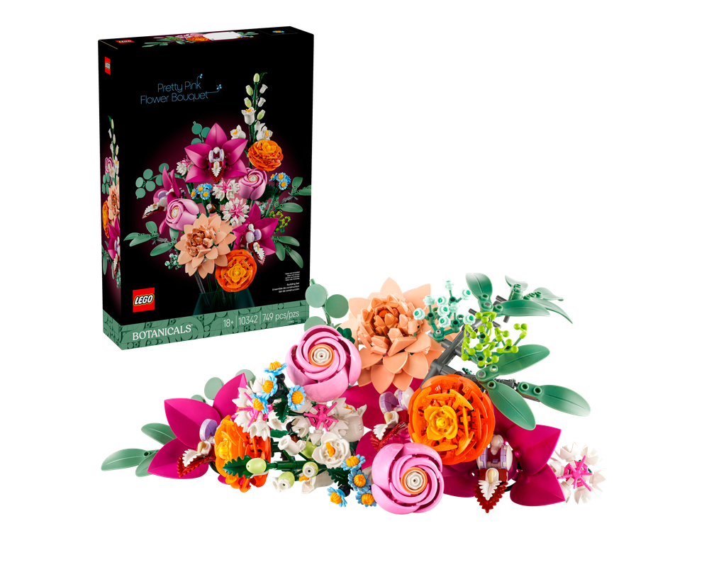 Lego Botanicals Pretty Pink Flower Bouquet 10342
