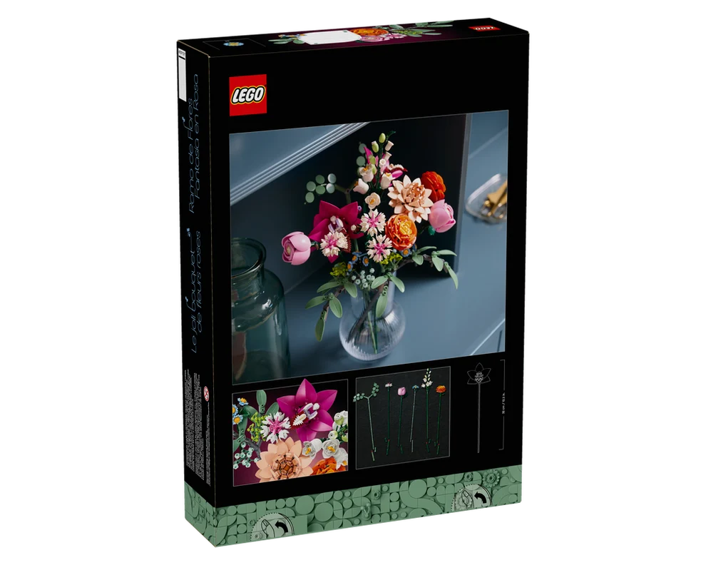 Lego Botanicals Pretty Pink Flower Bouquet (10342)