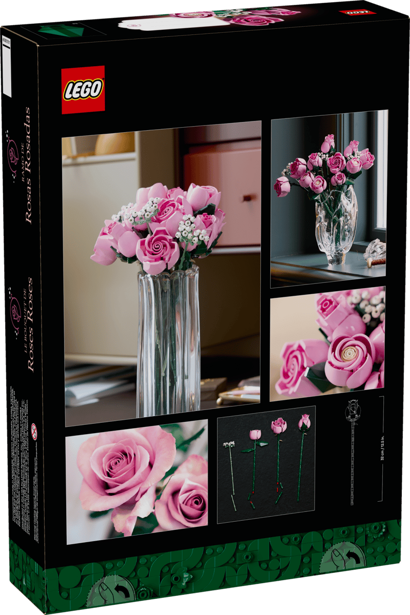 Lego Botanicals Pink Roses 10374