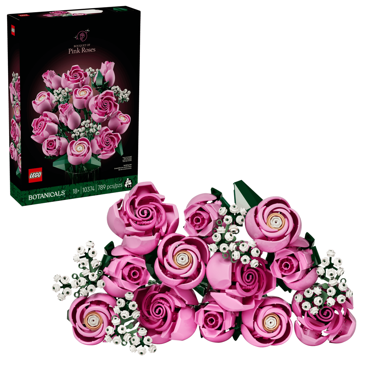 Lego Botanicals Pink Roses 10374