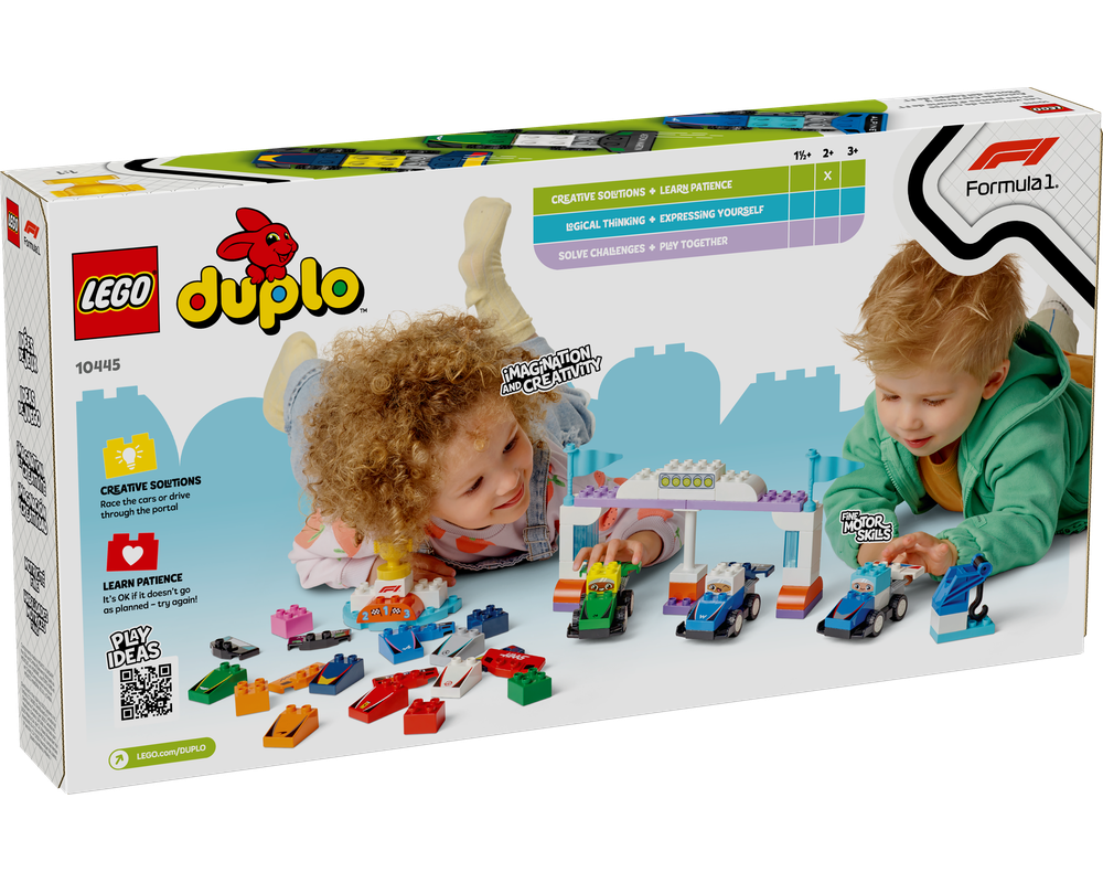 Lego Duplo F1 Team Race Cars & Drivers 10445