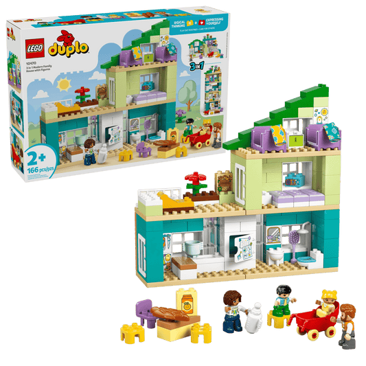 Lego Duplo 3 in 1 Modern Family House with Figures 10470