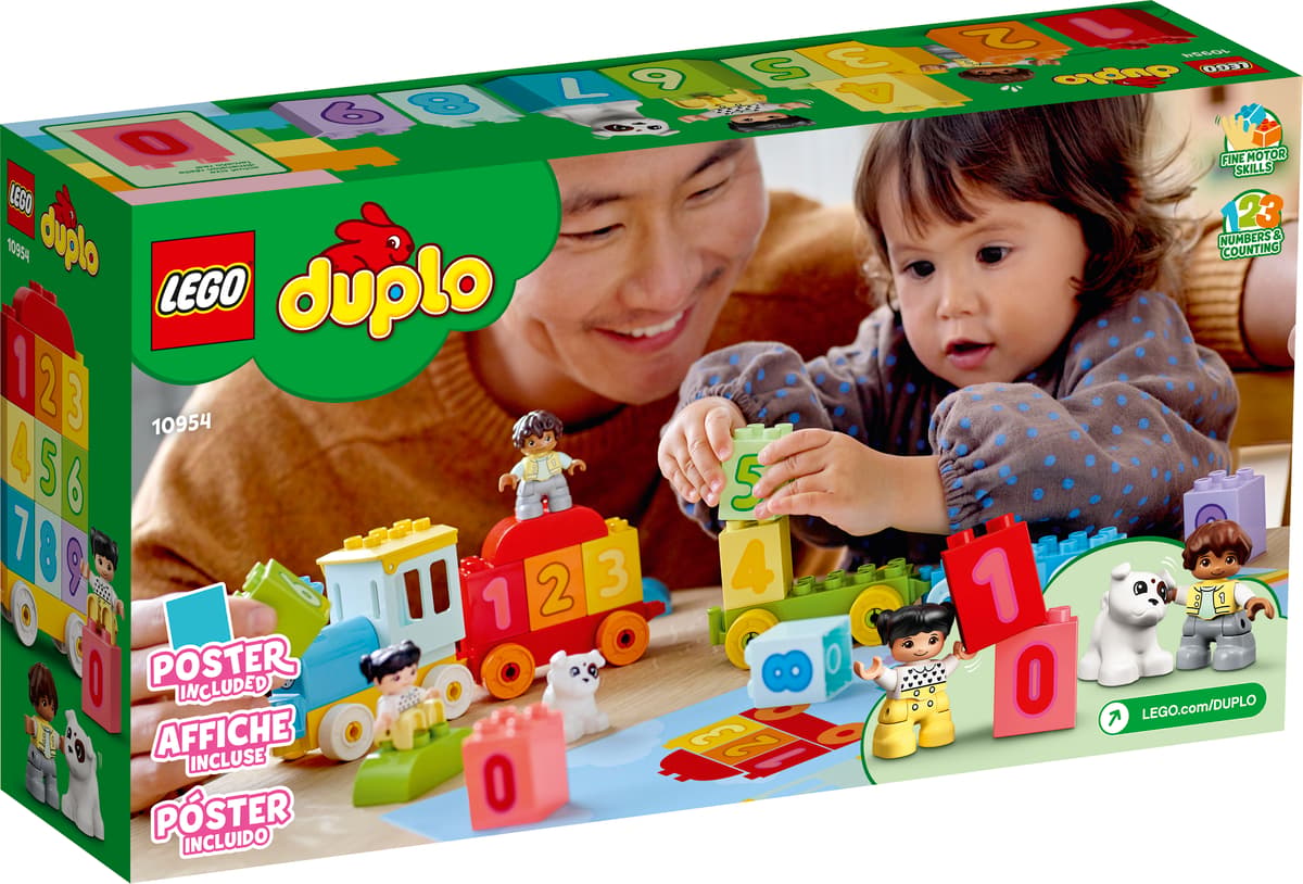 Lego Duplo Number Train - Learn To Count 10954
