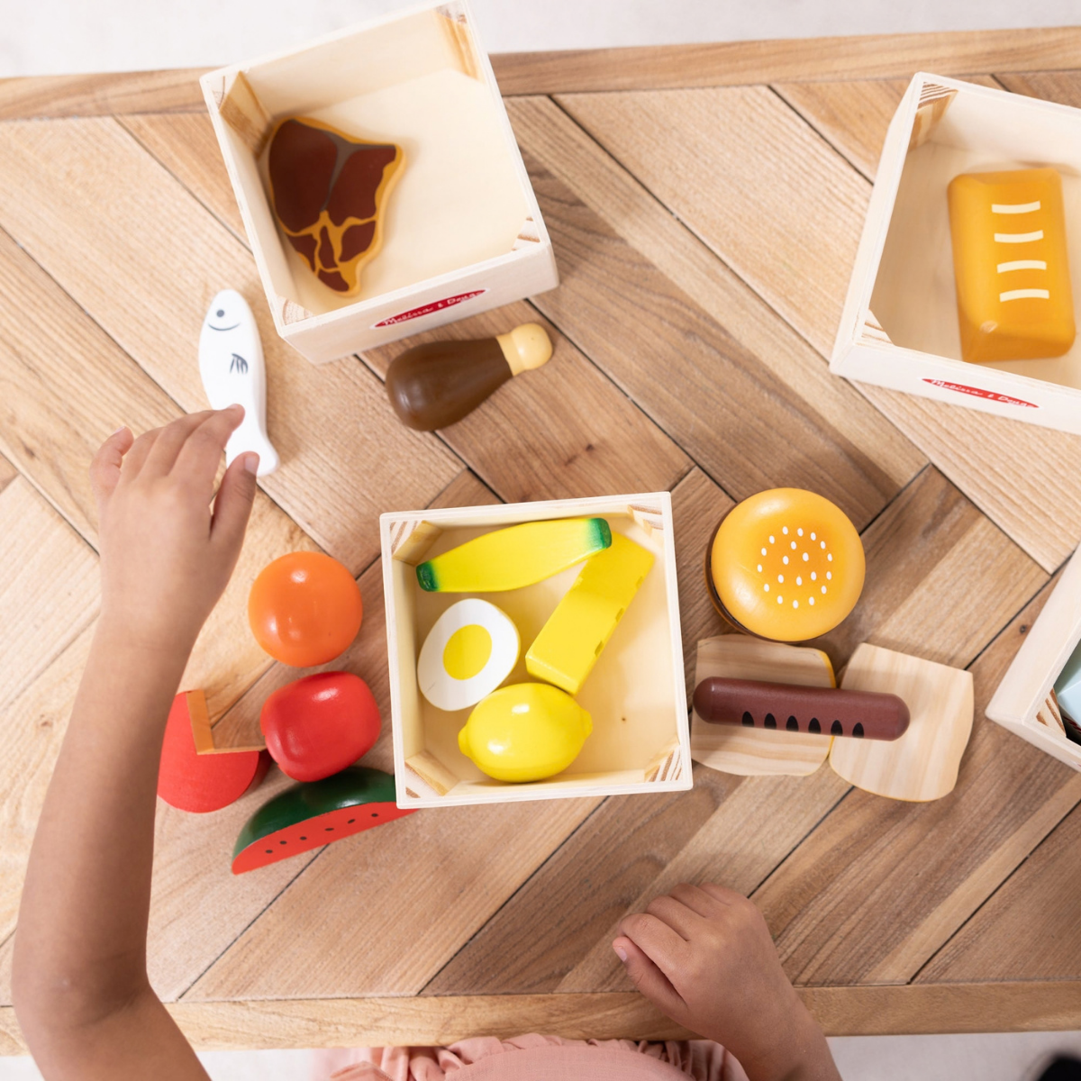 Melissa & Doug Food Groups - Wooden Play Food (6074866)