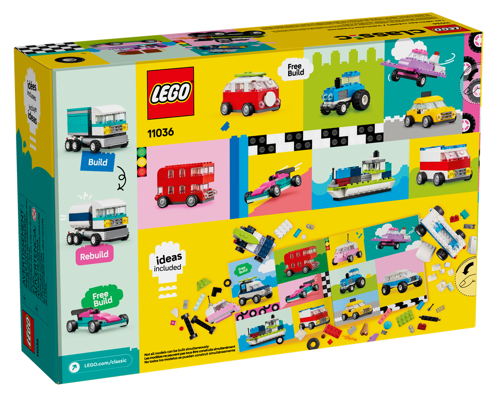 Lego Classic Creative Vehicles 11036