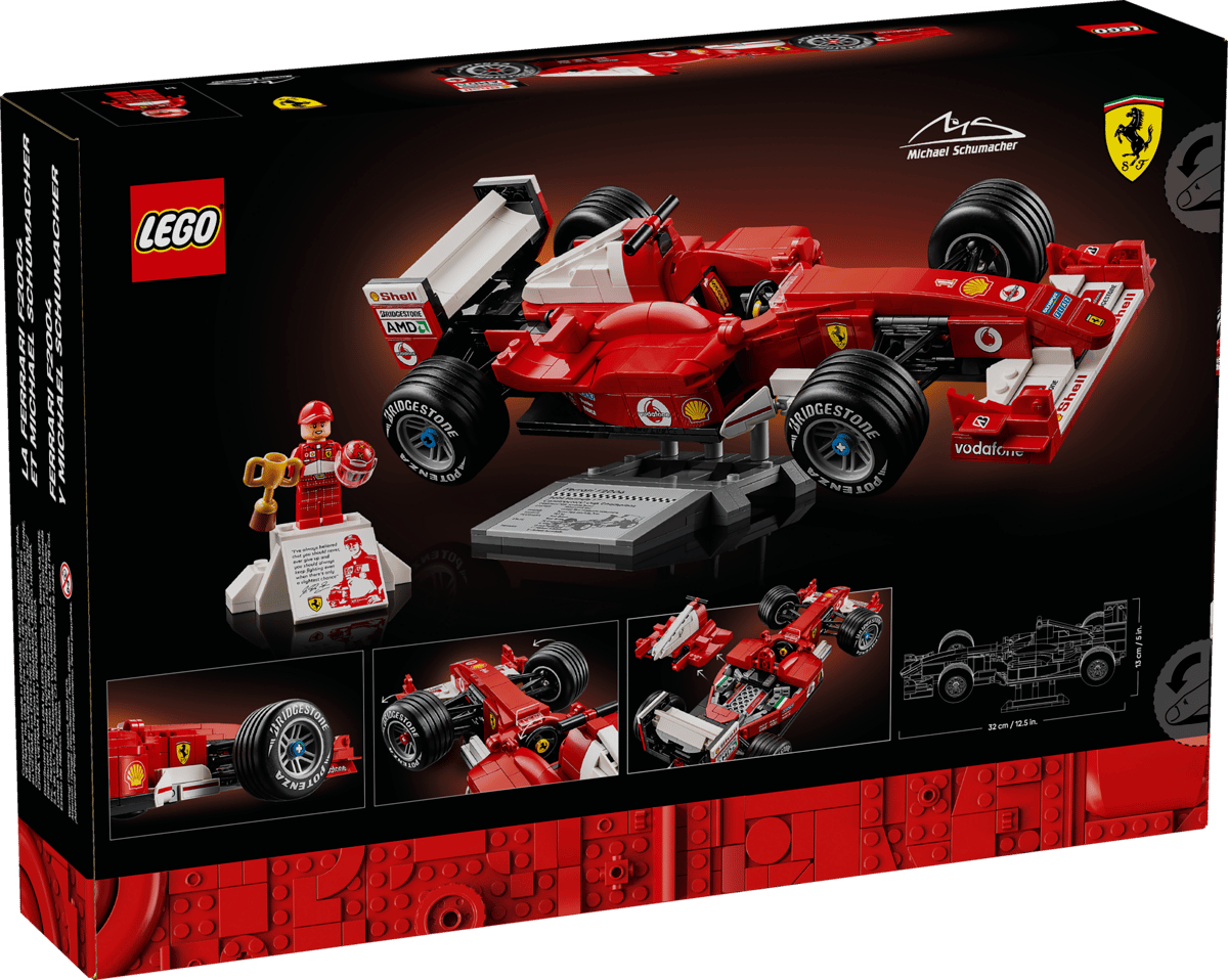 Lego Icons Ferrari F2004 & Michael Schumacher 11375