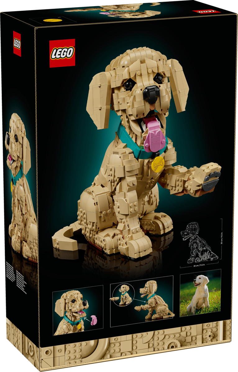 Lego Icons Golden Retriever Puppy 11384