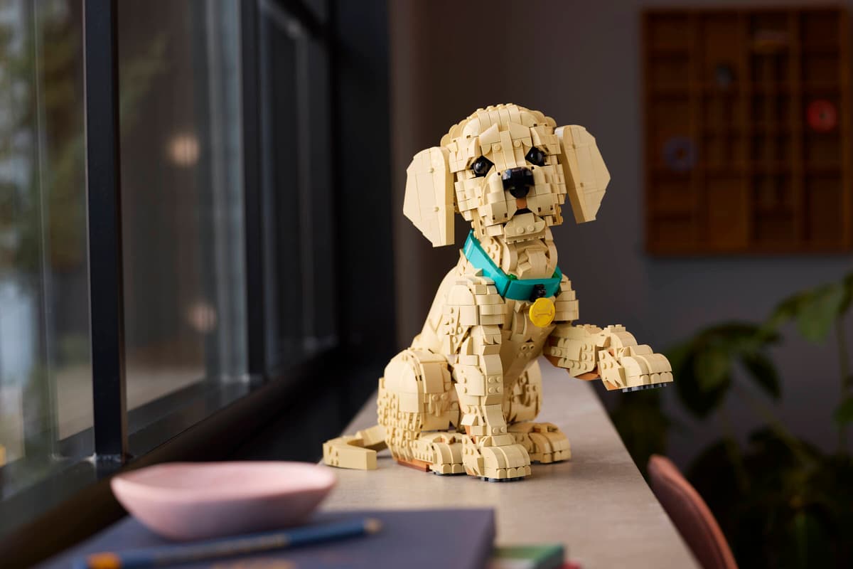Lego Icons Golden Retriever Puppy 11384