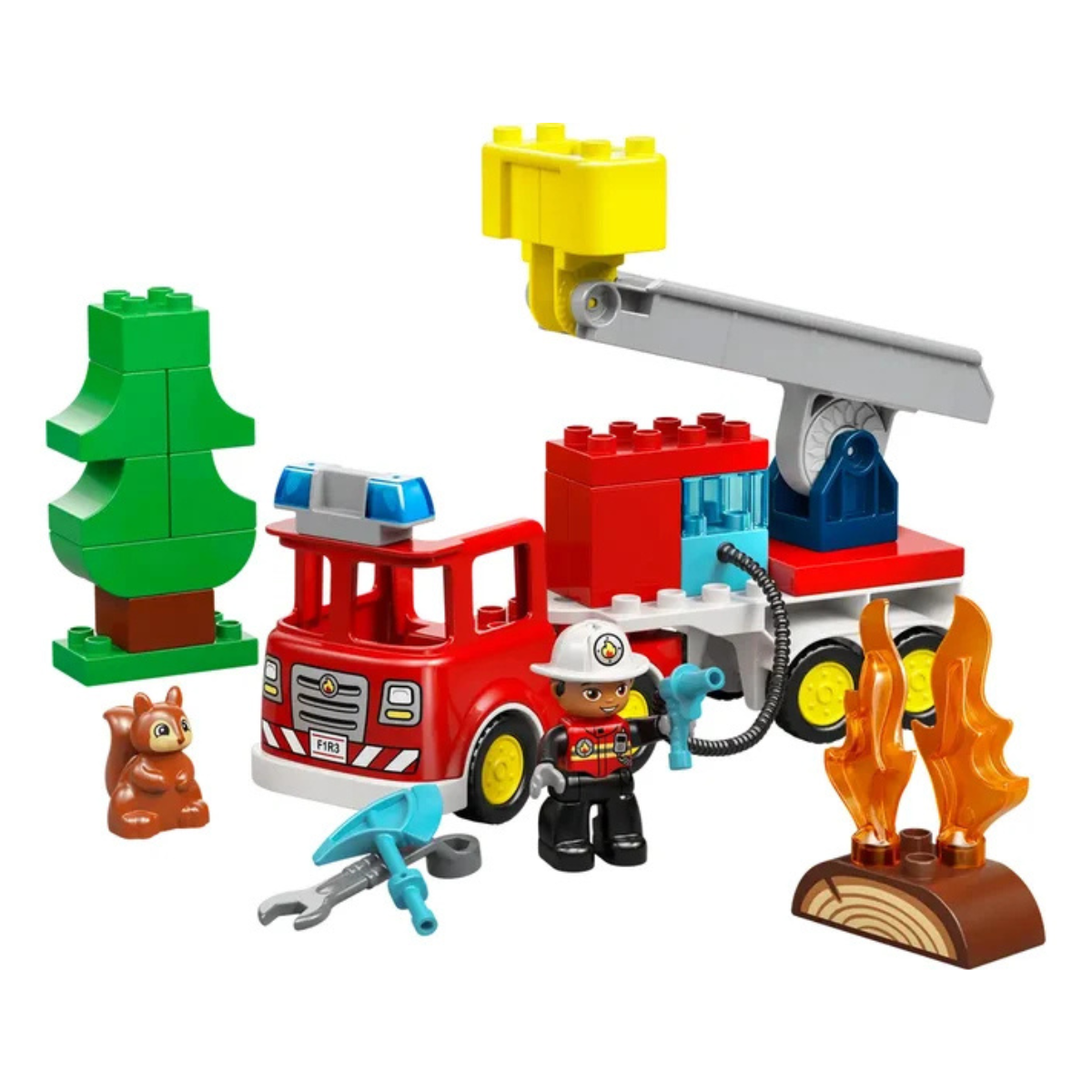 Lego Duplo Town Fire Truck with Hose and Firefighter (10473)