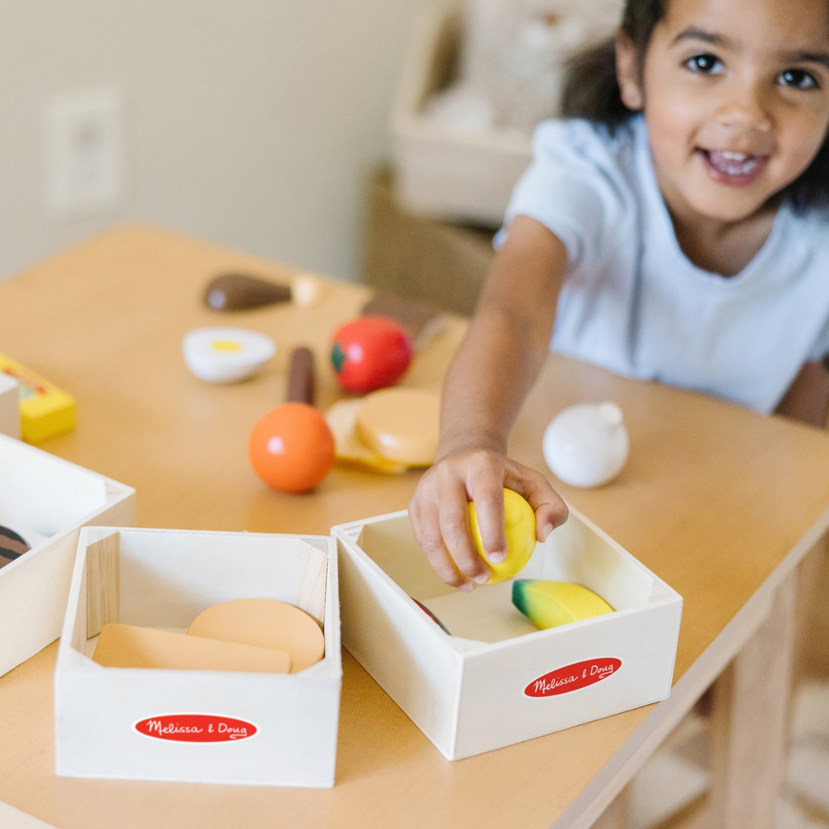 Melissa & Doug Food Groups - Wooden Play Food (6074866)