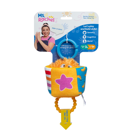 Melissa & Doug Ms. Rachel Herbie Sensory Take-Along Toy (6072307)