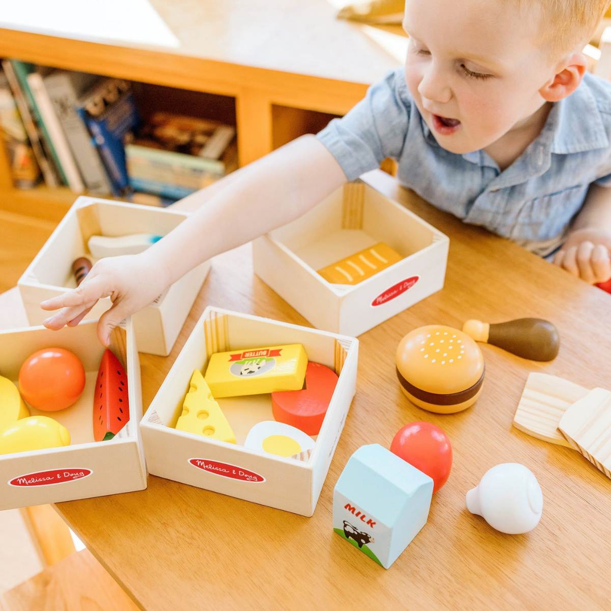 Melissa & Doug Food Groups - Wooden Play Food (6074866)