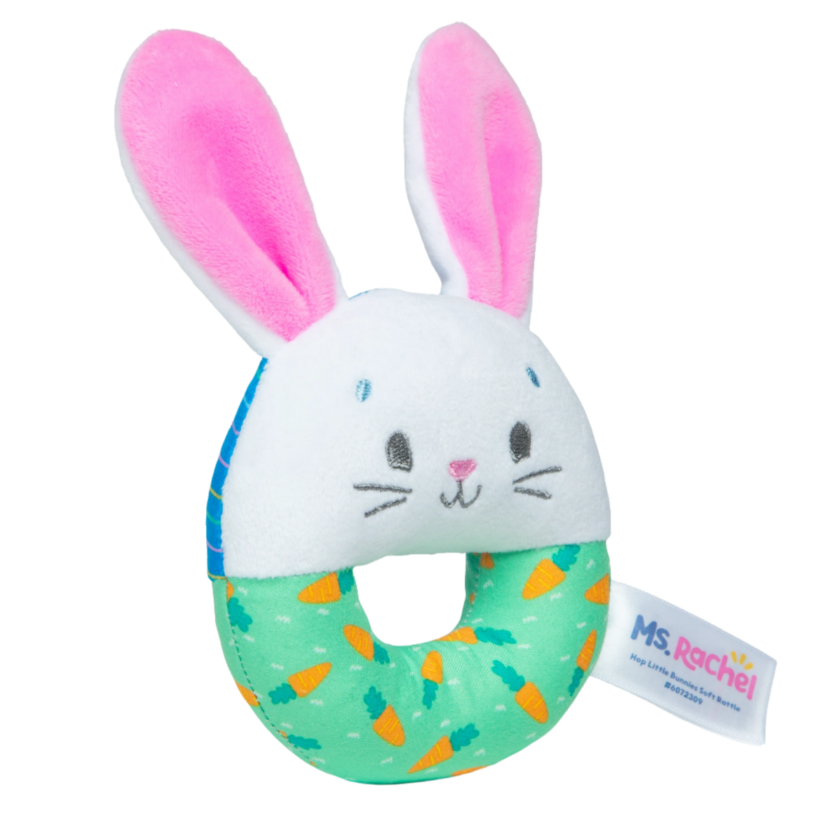 Melissa & Doug Ms. Rachel Hop Little Bunnies Soft Rattle (6072309)