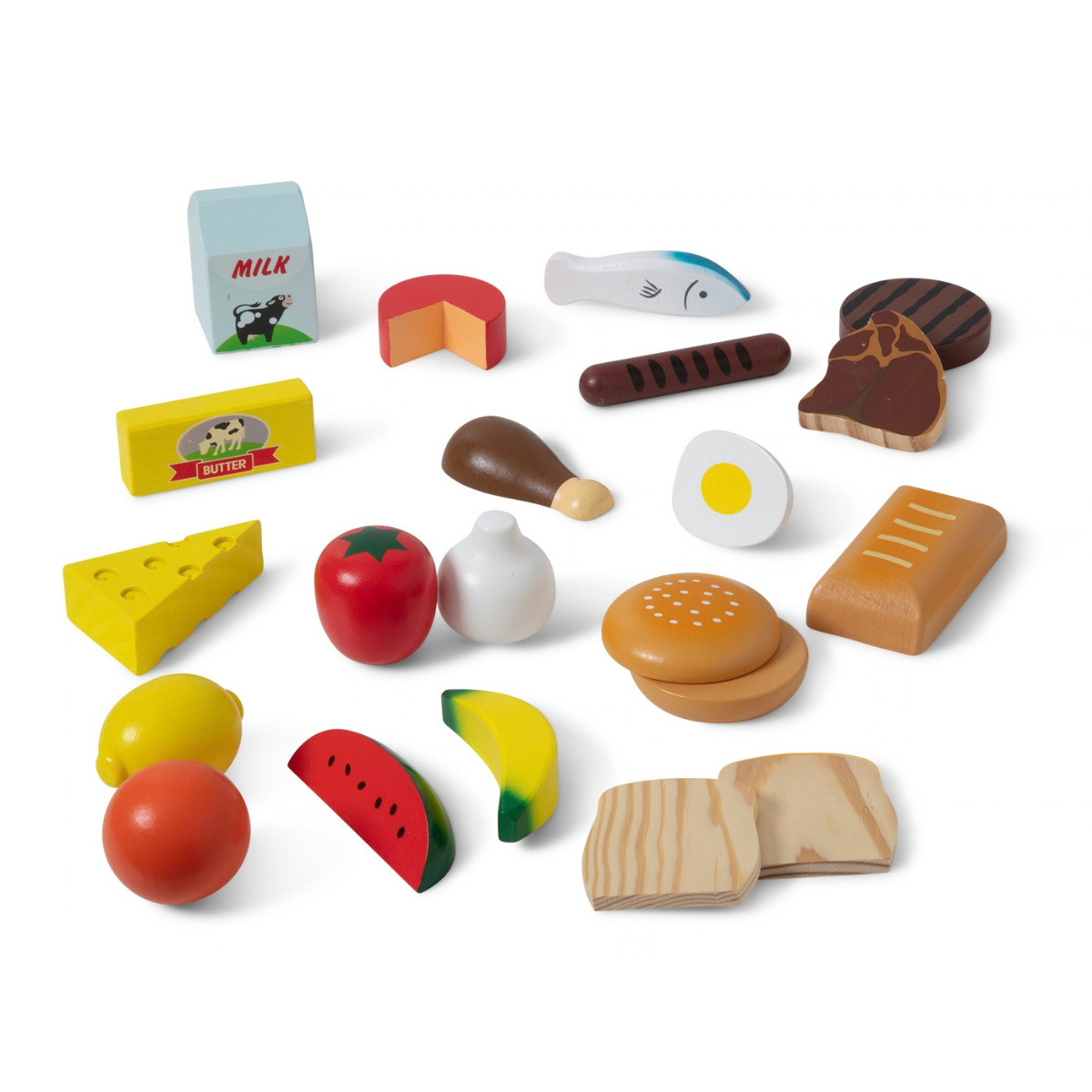 Melissa & Doug Food Groups - Wooden Play Food (6074866)