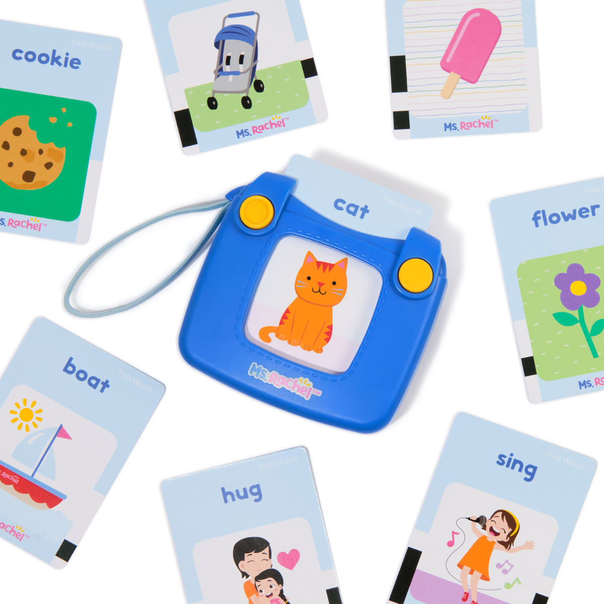 Melissa & Doug Ms. Rachel First Words Talking Flash Cards (6073247)