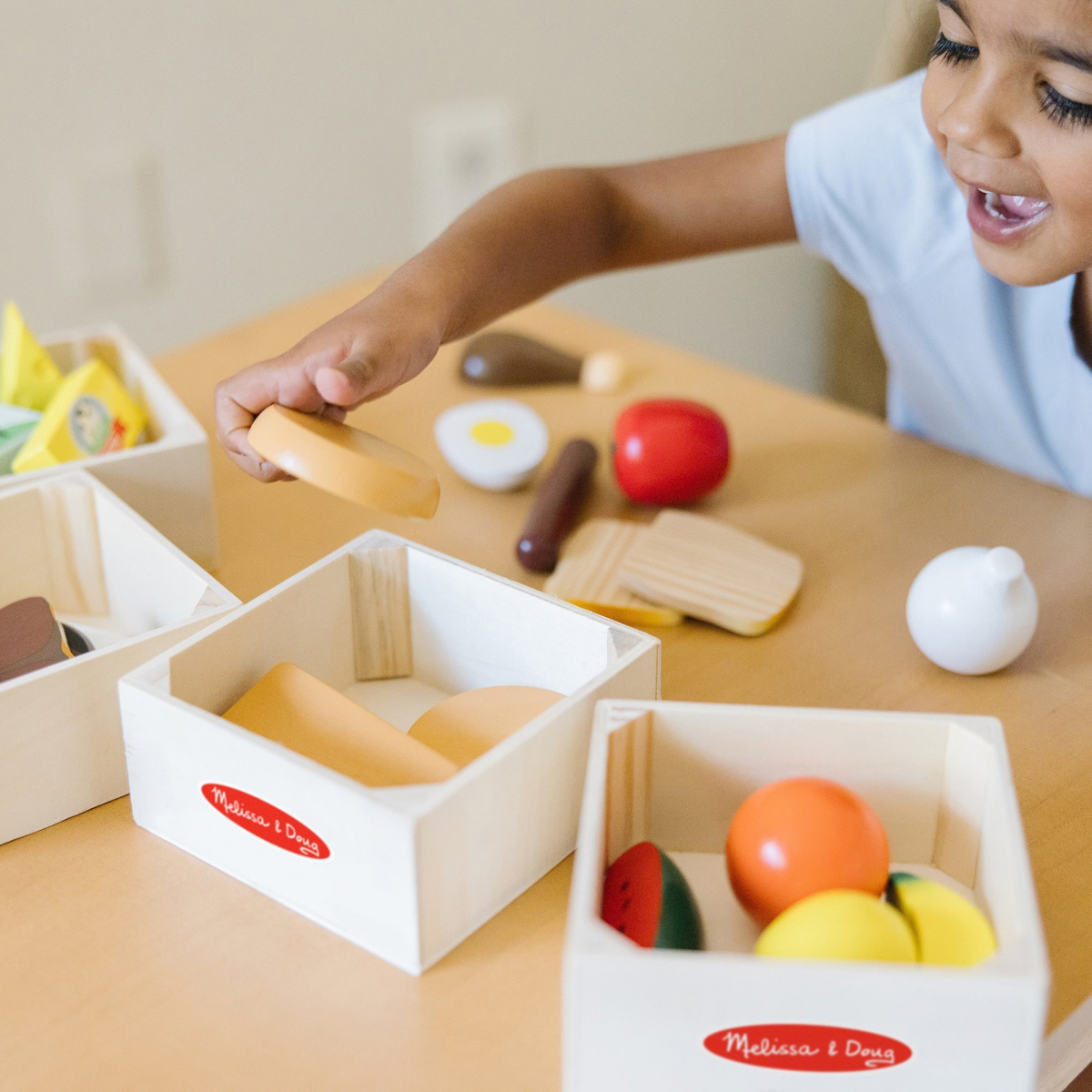 Melissa & Doug Food Groups - Wooden Play Food (6074866)