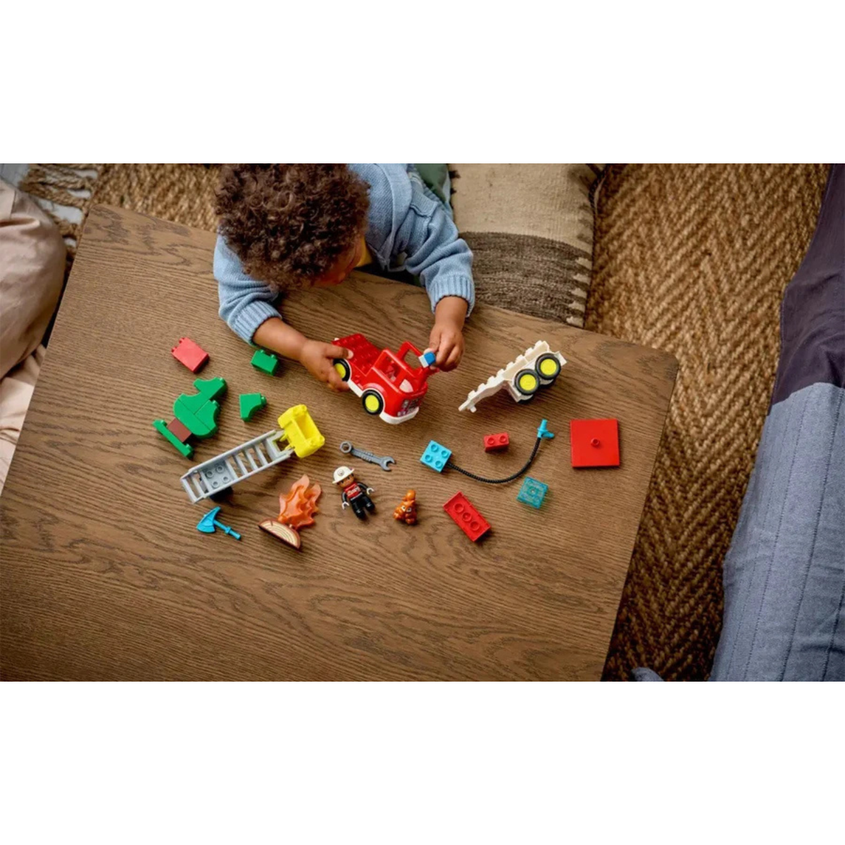 Lego Duplo Town Fire Truck with Hose and Firefighter (10473)