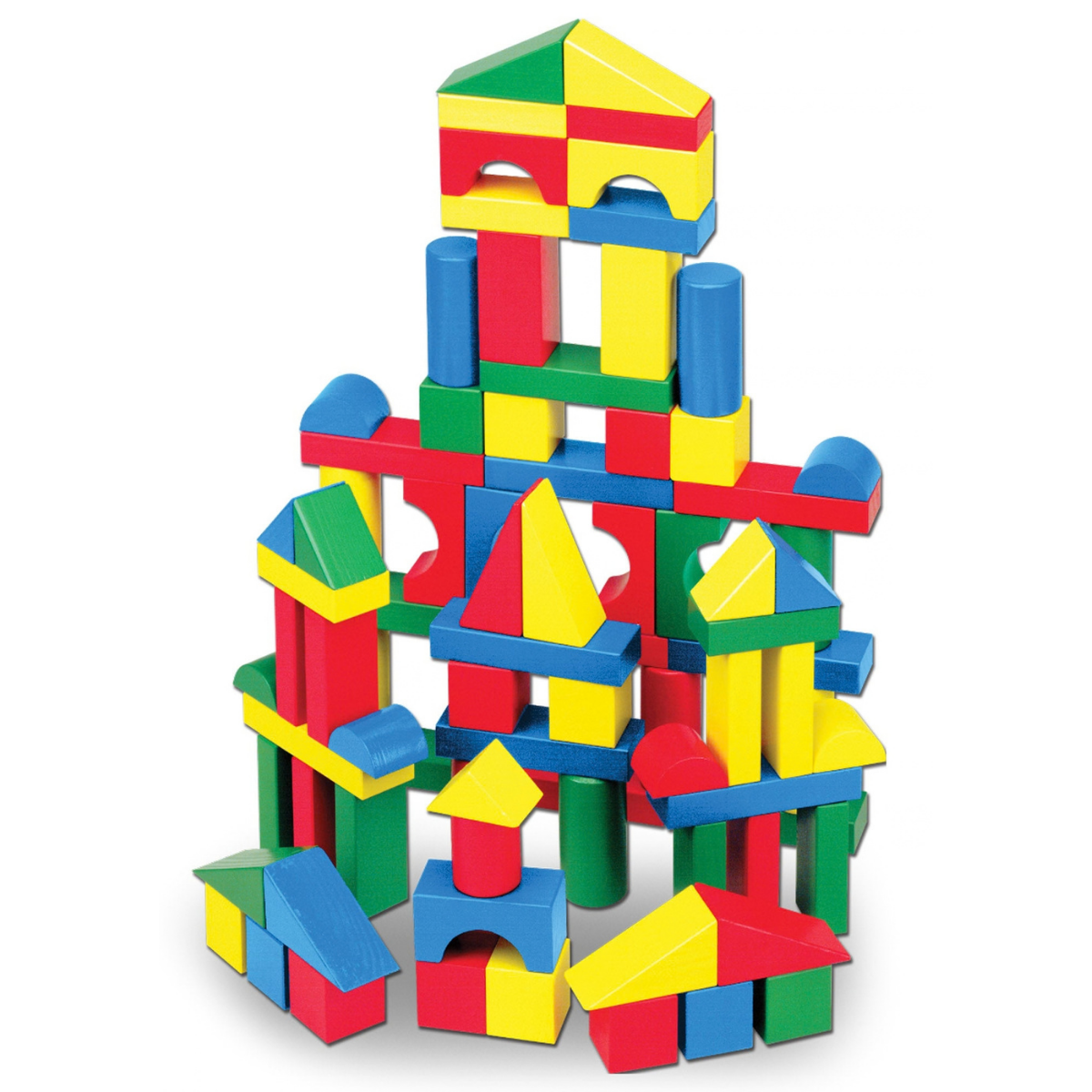 Melissa & Doug 100-Piece Wood Block Set (6073056)