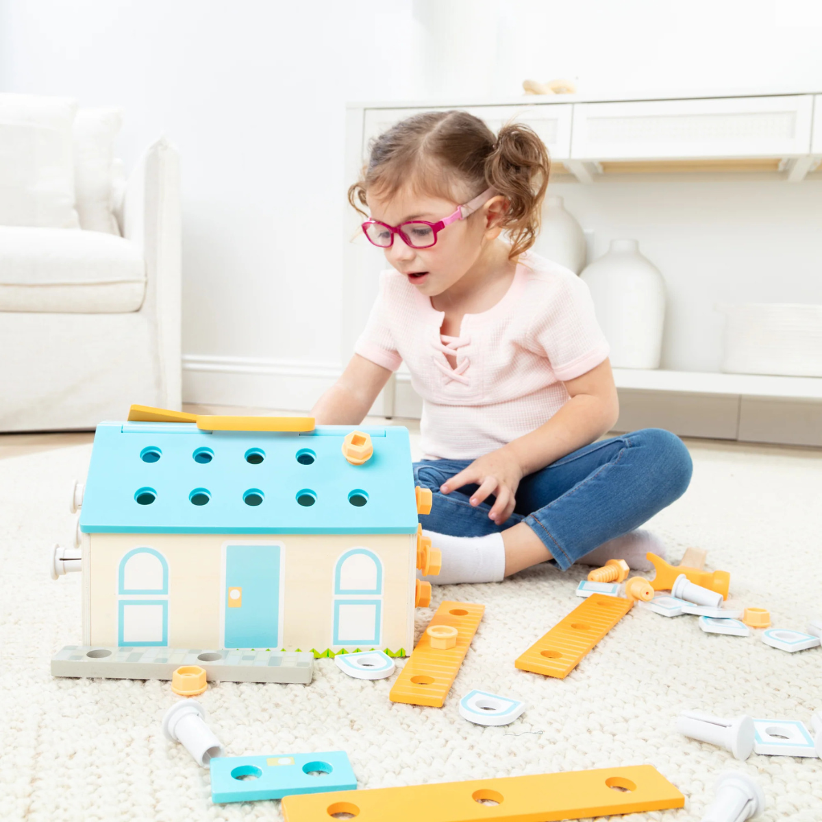 Melissa & Doug Build A House Toolbox Play Set (6076873)