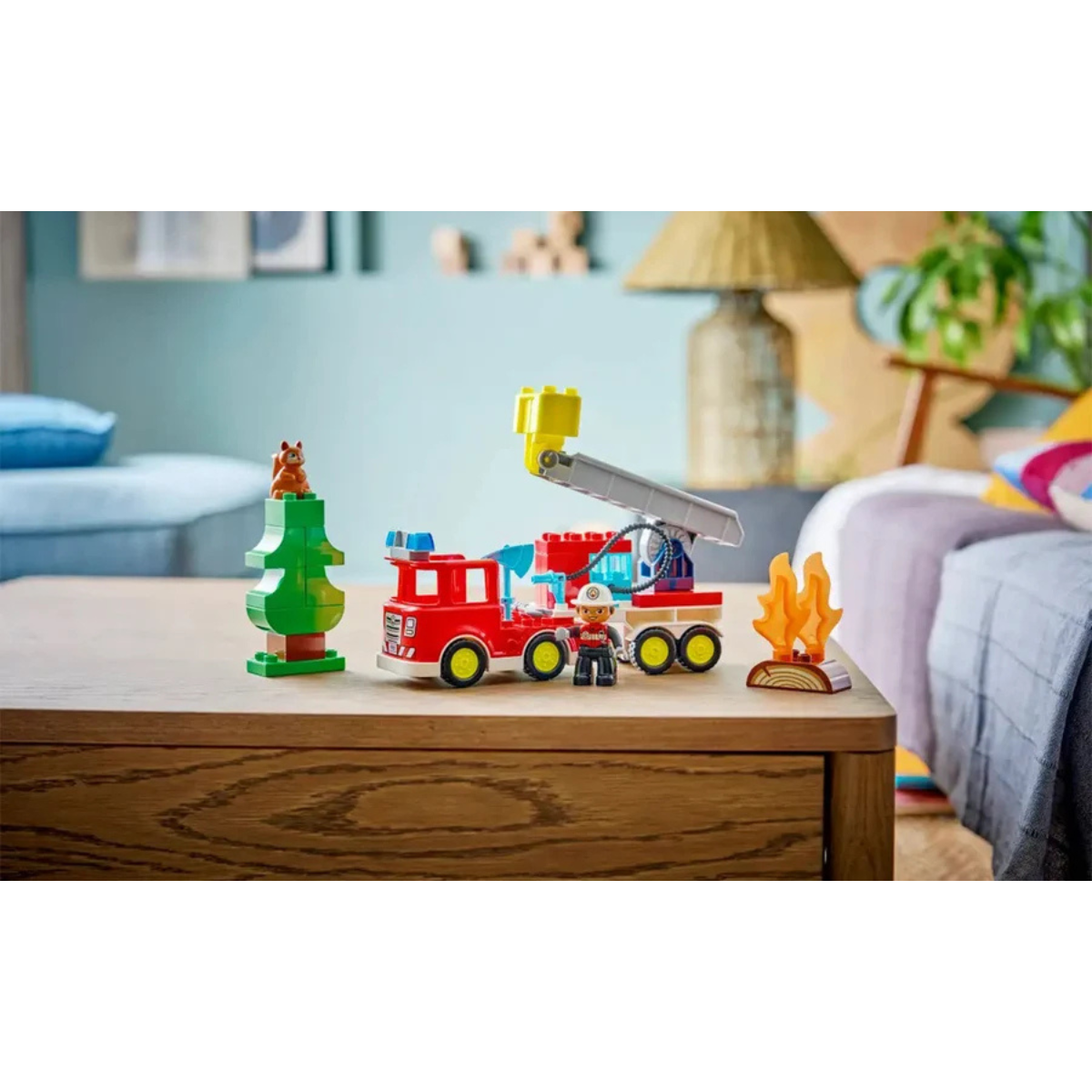 Lego Duplo Town Fire Truck with Hose and Firefighter (10473)