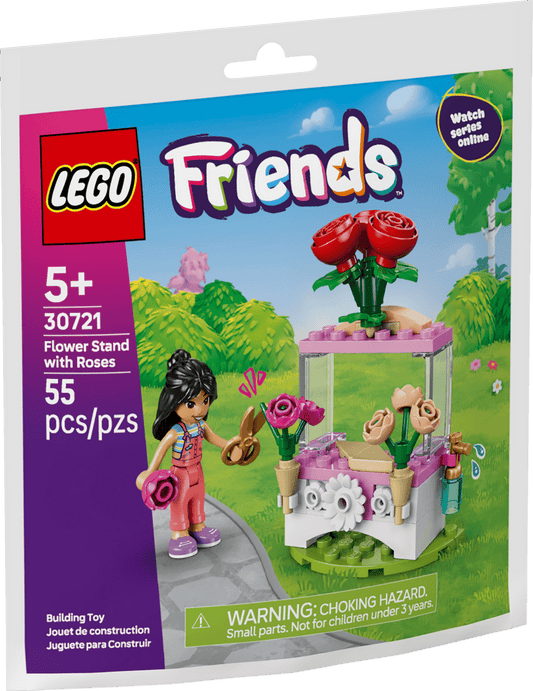 Lego Friends Flower Stand with Roses 30721