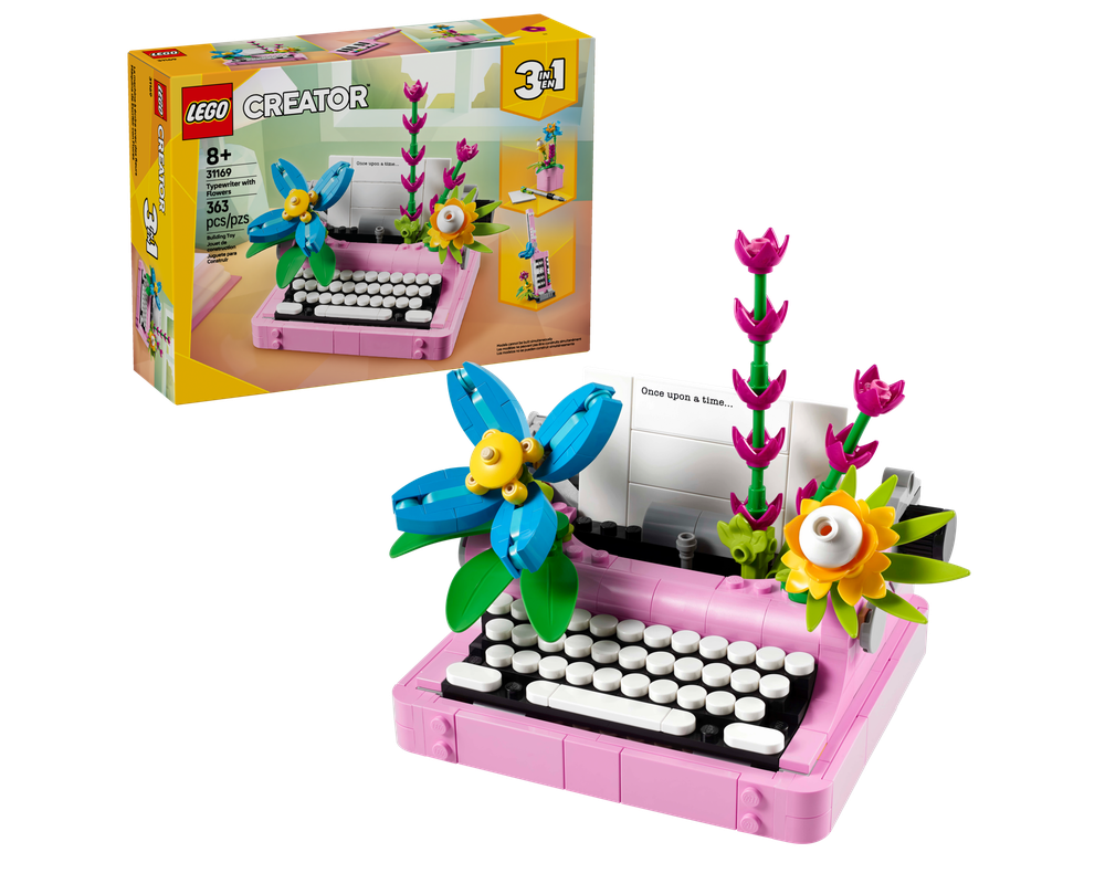 Lego 31169 Typewriter with Flowers