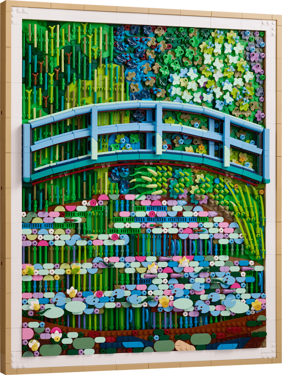 Lego Art Claude Monet – Bridge over a Pond of Water Lilies 31220