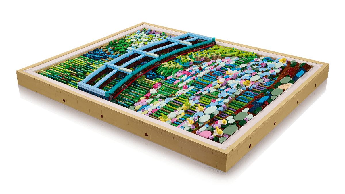 Lego Art Claude Monet – Bridge over a Pond of Water Lilies 31220