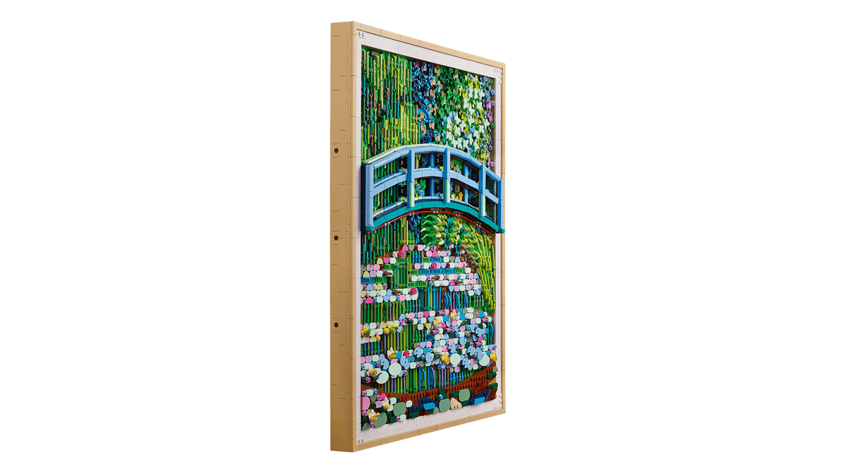 Lego Art Claude Monet – Bridge over a Pond of Water Lilies 31220