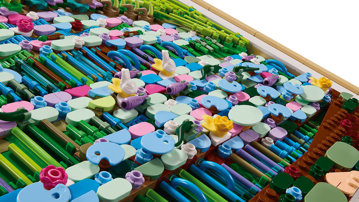 Lego Art Claude Monet – Bridge over a Pond of Water Lilies 31220