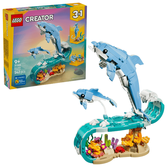 Lego Creator 3 in 1 Beautiful Dolphins 31385