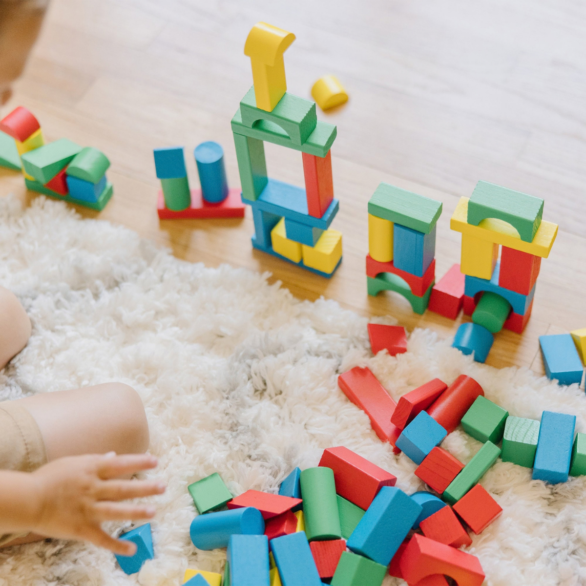 Melissa & Doug 100-Piece Wood Block Set (6073056)