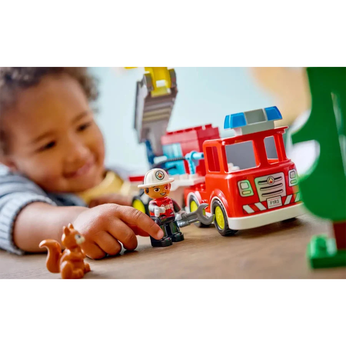 Lego Duplo Town Fire Truck with Hose and Firefighter (10473)