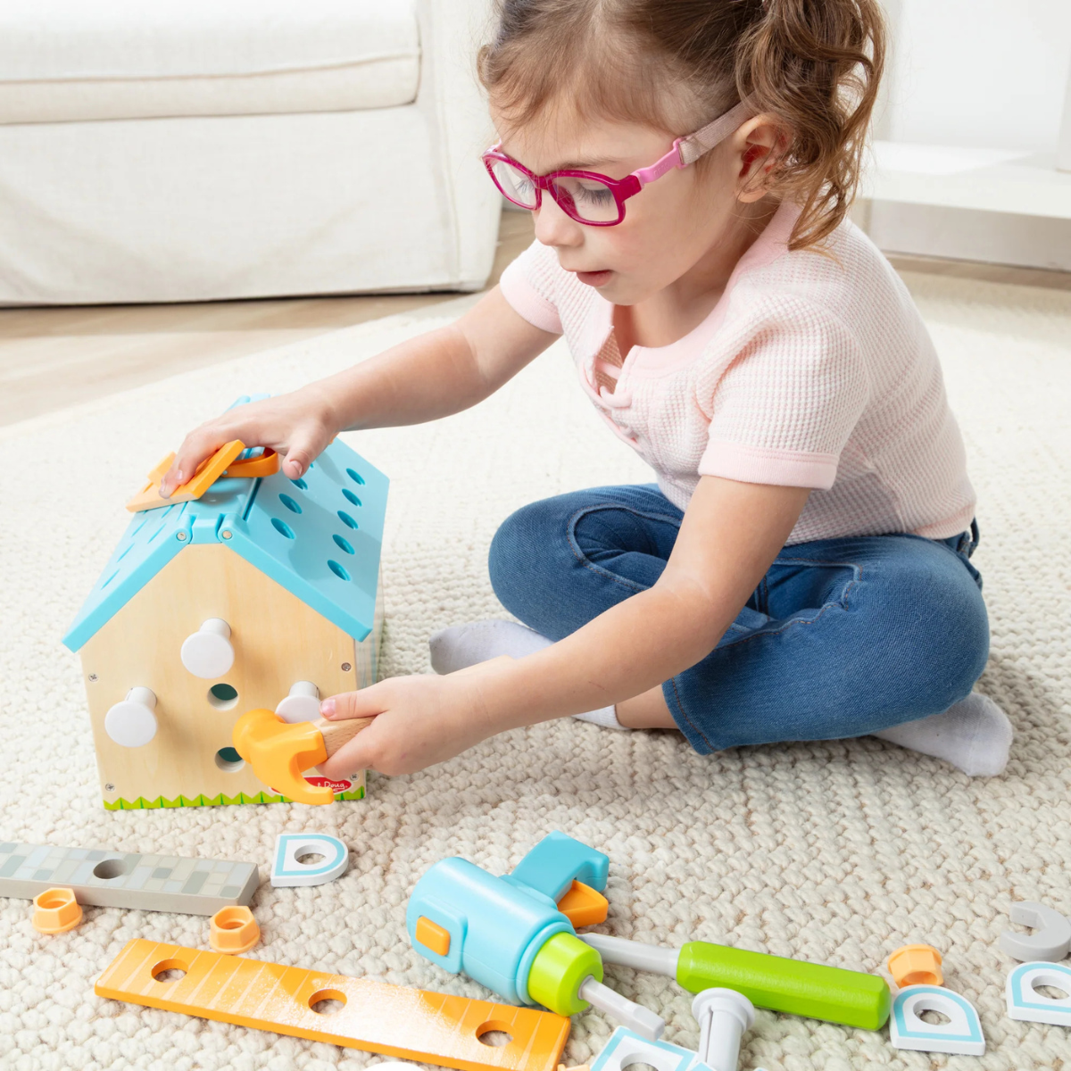 Melissa & Doug Build A House Toolbox Play Set (6076873)