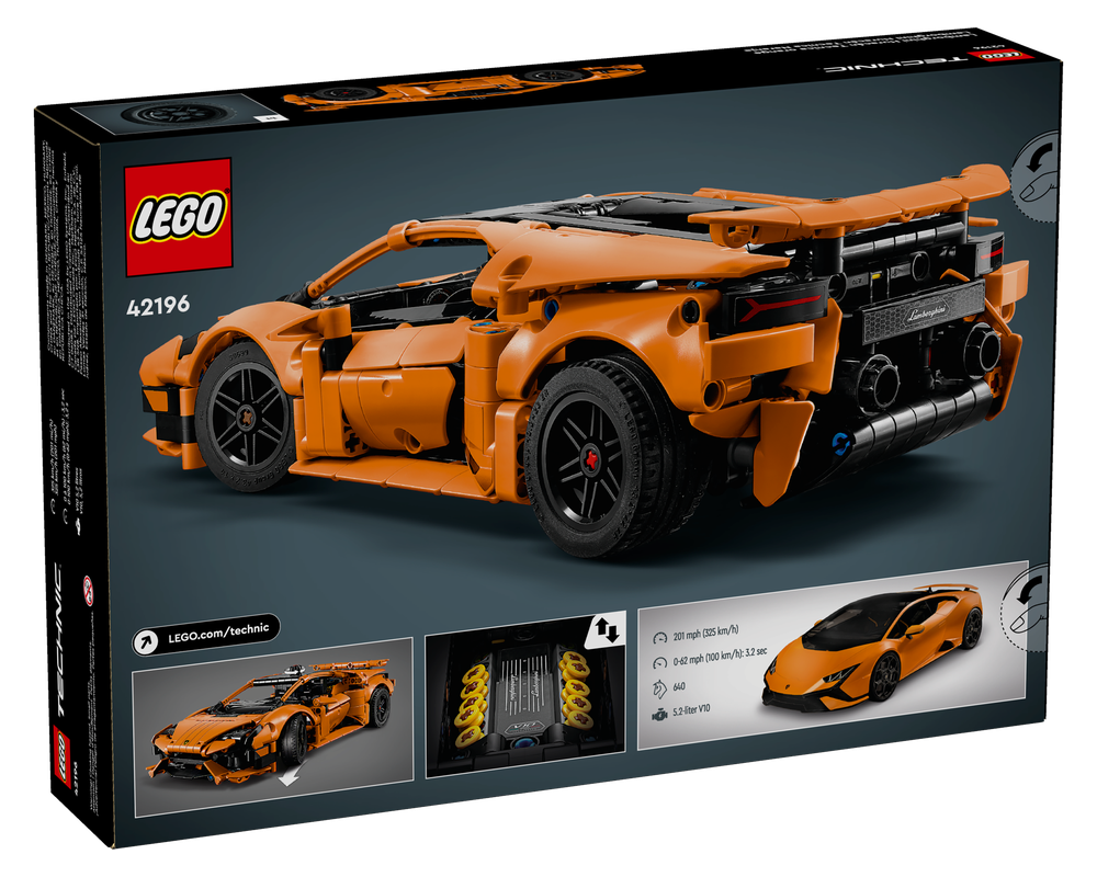 Lego 42196 Lamborghini Huracán Tecnica Orange