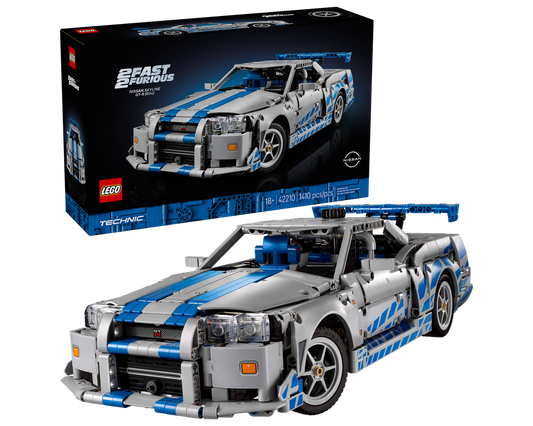 Lego 42210 2 Fast 2 Furious Nissan Skyline GT-R (R34) Car