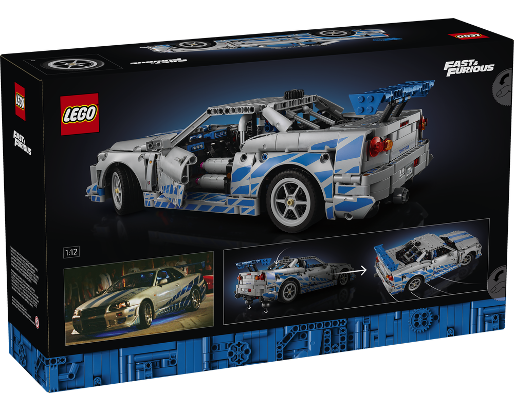 Lego 42210 2 Fast 2 Furious Nissan Skyline GT-R (R34) Car