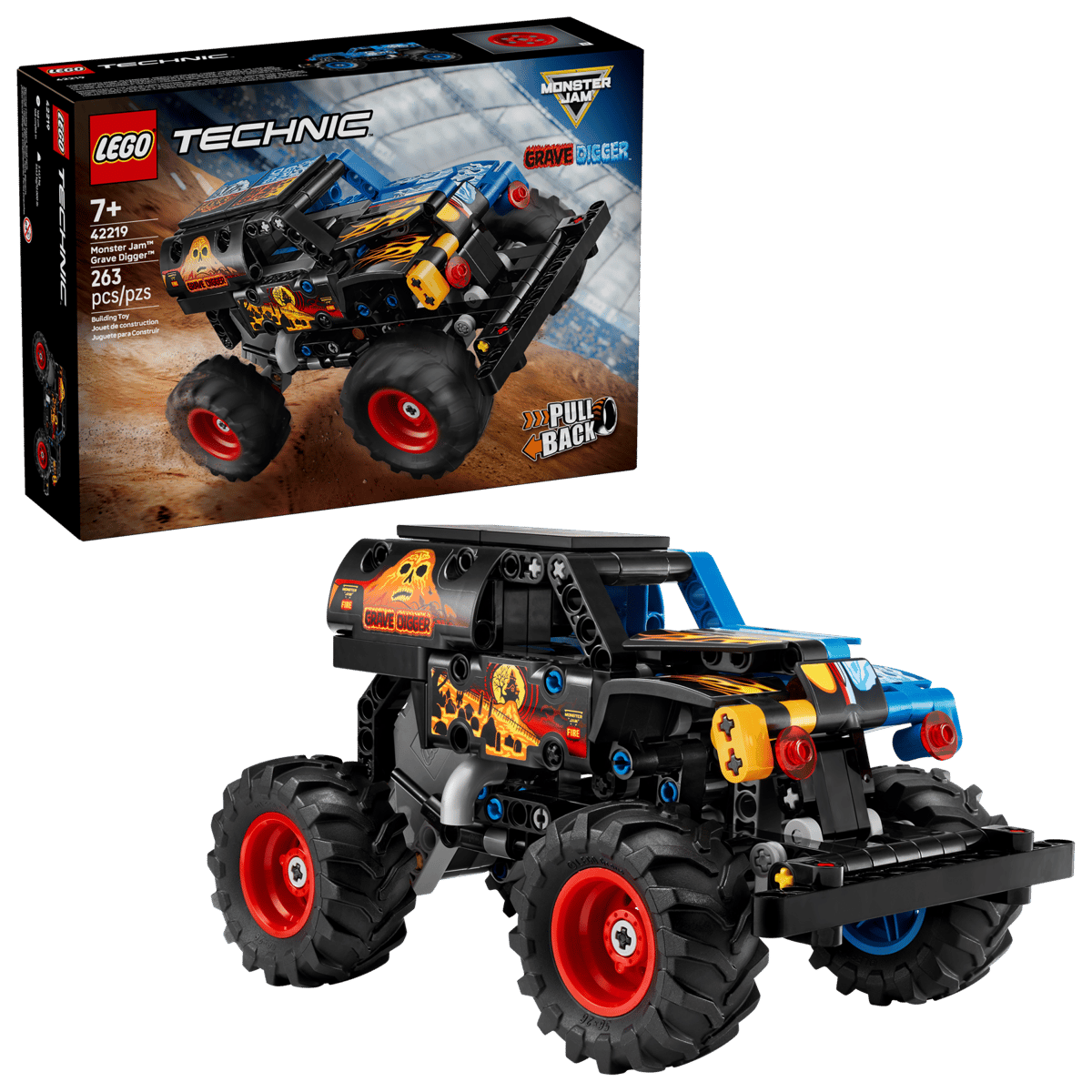Lego Technic Monster Jam™ Grave Digger™ Fire and Ice 42219