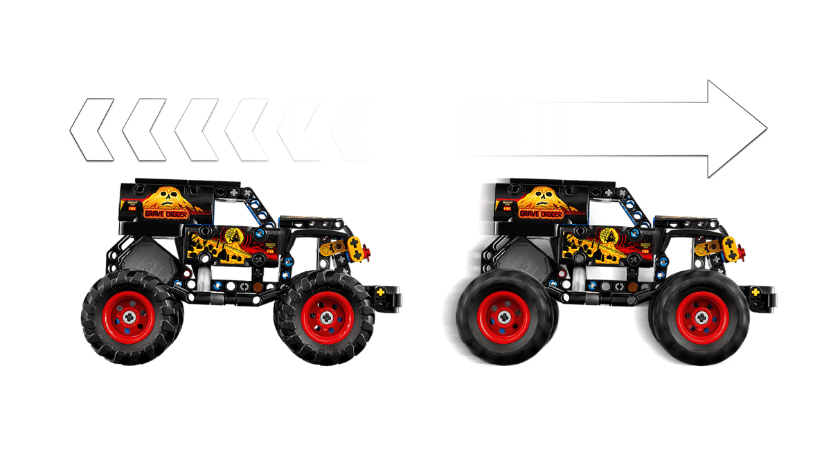 Lego Technic Monster Jam™ Grave Digger™ Fire and Ice 42219