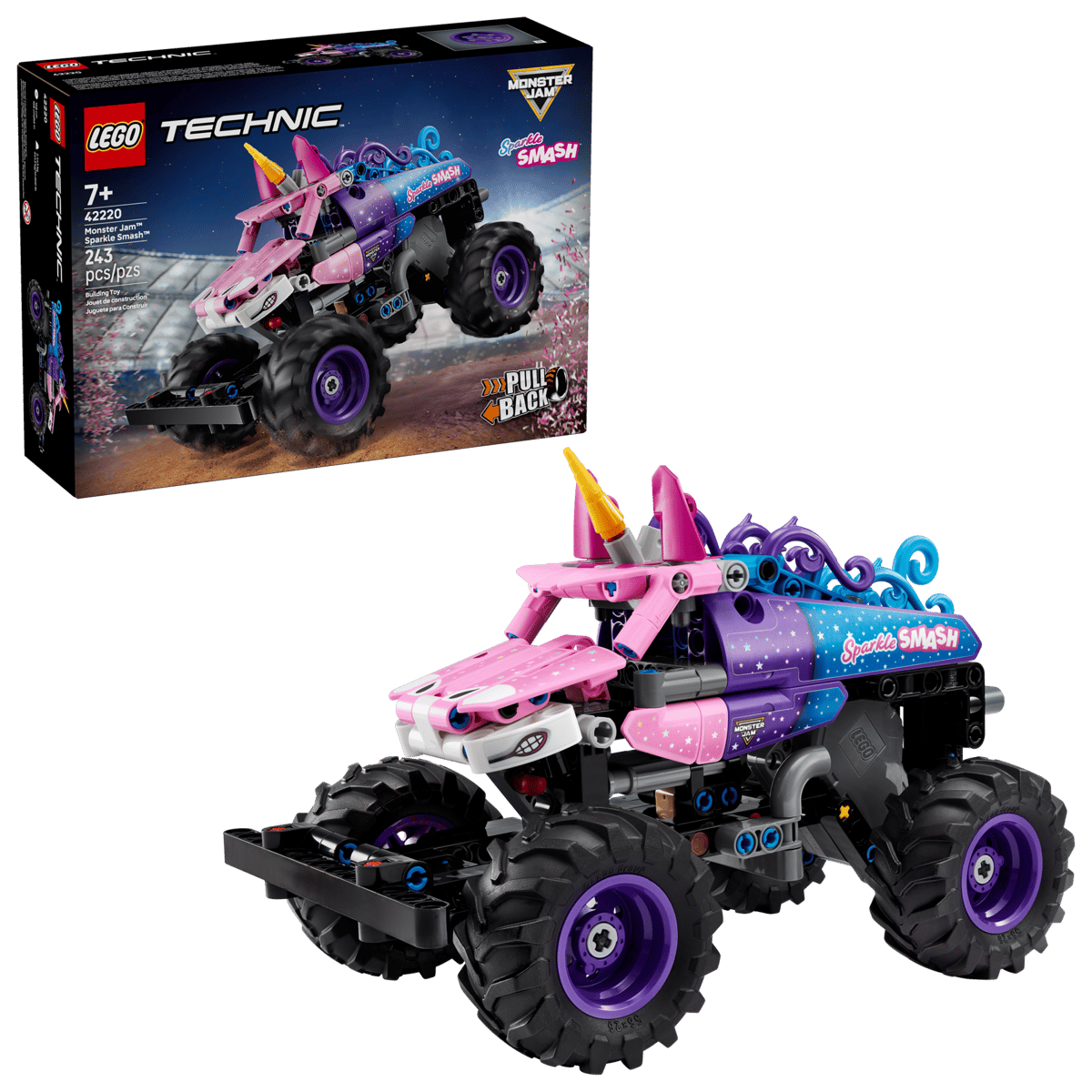 Lego Technic Monster Jam™ Sparkle Smash™ Pull-Back 42220