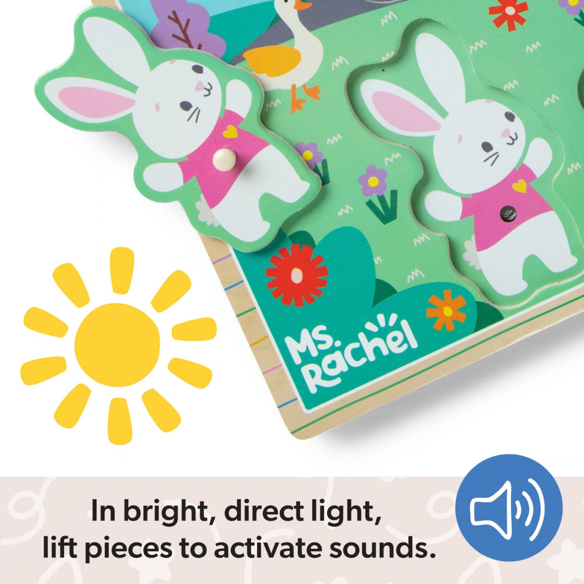 Melissa & Doug Ms. Rachel Wooden Song Puzzle (50355)