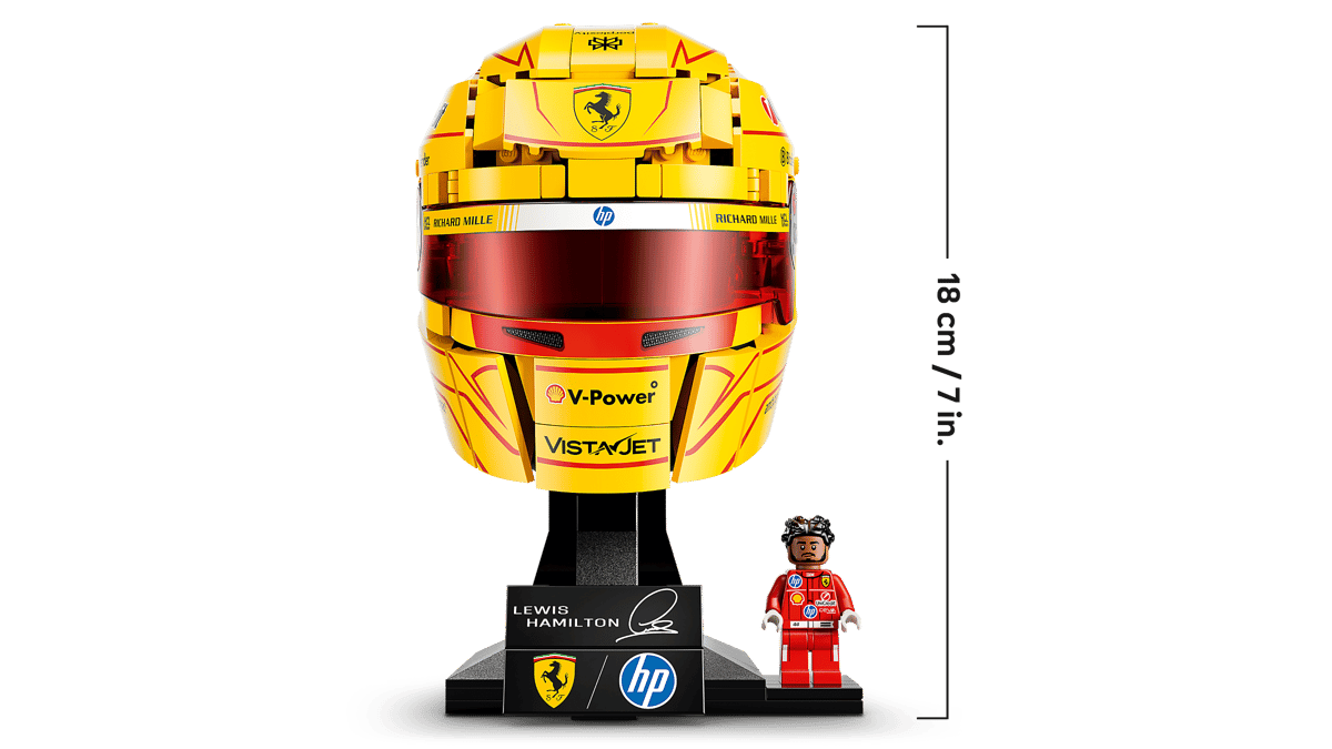 Lego Editions Scuderia Ferrari HP Lewis Hamilton Helmet 43022 Pre-Order