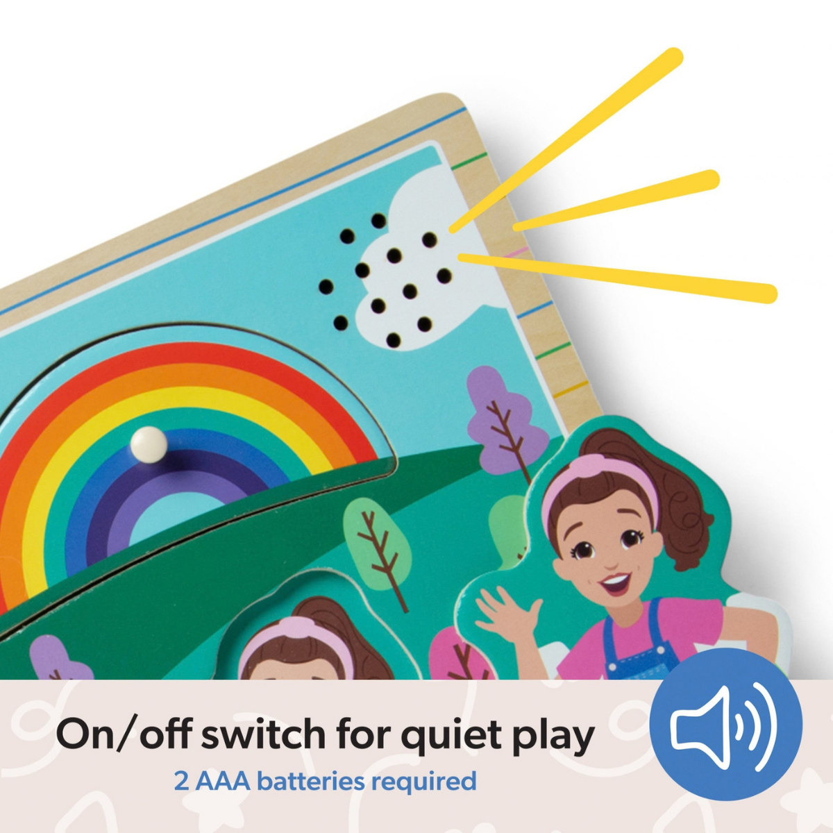 Melissa & Doug Ms. Rachel Wooden Song Puzzle (50355)