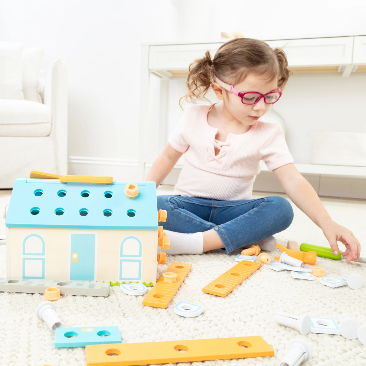 Melissa & Doug Build A House Toolbox Play Set (6076873)