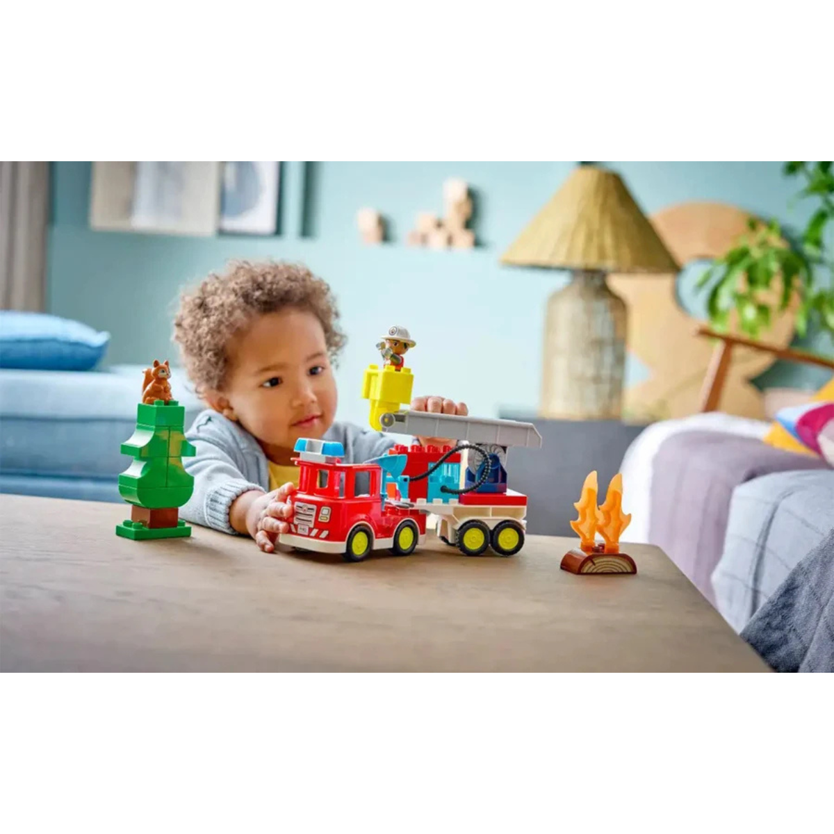 Lego Duplo Town Fire Truck with Hose and Firefighter (10473)