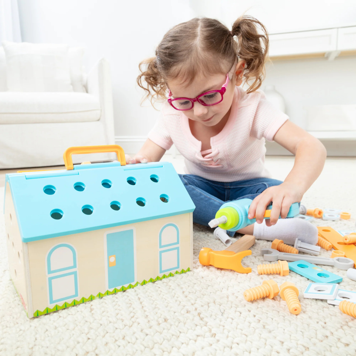 Melissa & Doug Build A House Toolbox Play Set (6076873)