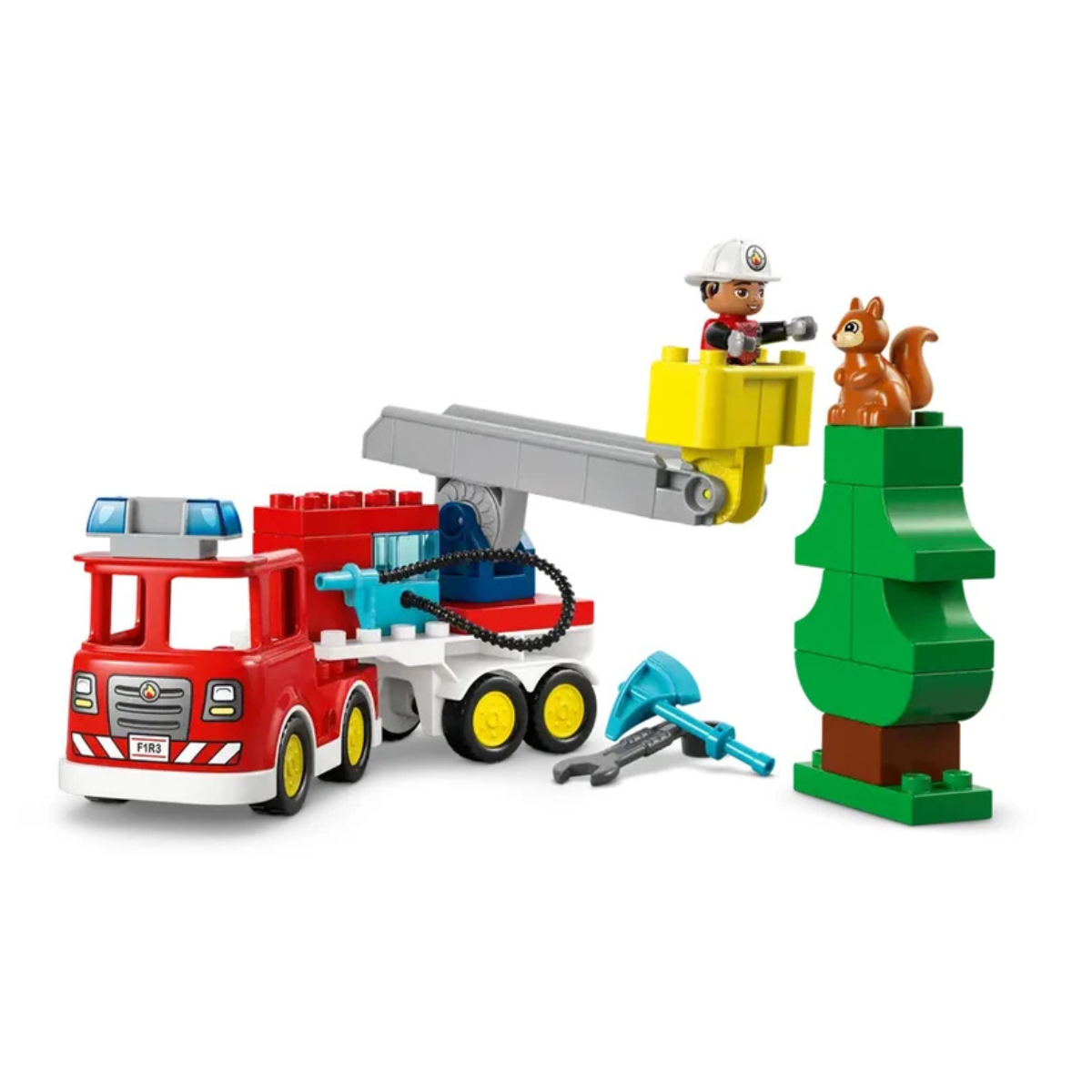 Lego Duplo Town Fire Truck with Hose and Firefighter (10473)